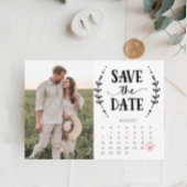 日付カレンダカードの国を保存素朴する セーブザデート