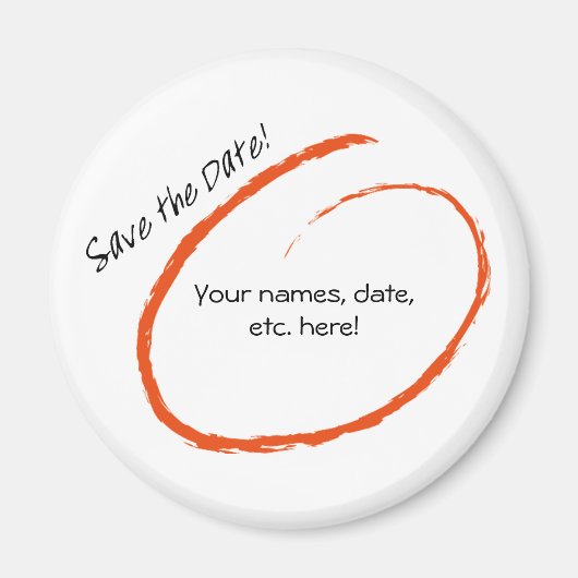 日付カレンダーのマグネットを保存する マグネット (正面)