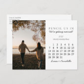 日付カレンダーの保存2024年7月カレンダー ポストカード (正面/裏面)