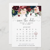 日付カレンダーの保存 セーブザデート (正面/裏面)