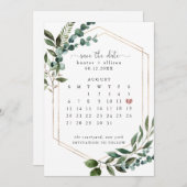 日付カレンダーの保存 セーブザデート (正面/裏面)