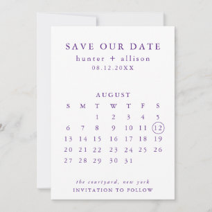 日付カレンダーの保存 セーブザデート