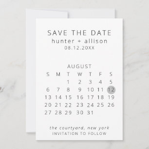 日付カレンダーの保存 セーブザデート