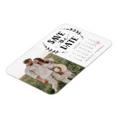 日付カレンダーの国を保素朴存 マグネット (左側)