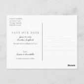 日付カレンダーの金ゴールドハートを2023年6月に保存 ポストカード (裏面)