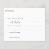 日付カレンダーハート威厳がある2024か月の保存 (裏面)