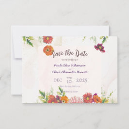 日付カードのフラット保存 セーブザデート