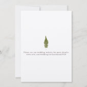 日付カードのフラット保存 セーブザデート (裏面)