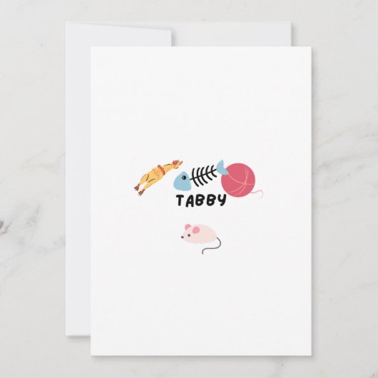 日付カードのフラット保存 セーブザデート (正面)