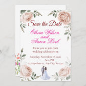 日付カードのフラット保存 セーブザデート (正面/裏面)