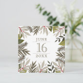 日付カードのフラット保存 セーブザデート (スタンド正面)