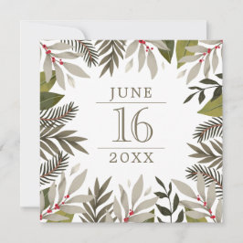 日付カードのフラット保存 セーブザデート