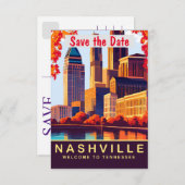 日付カードのフラット保存 セーブザデート (正面/裏面)