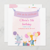 日付カードのフラット保存 招待状 (正面/裏面)