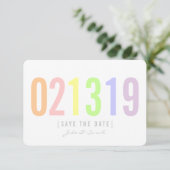 日付カードの保存 – アイスクリームの日 セーブザデート (スタンド正面)