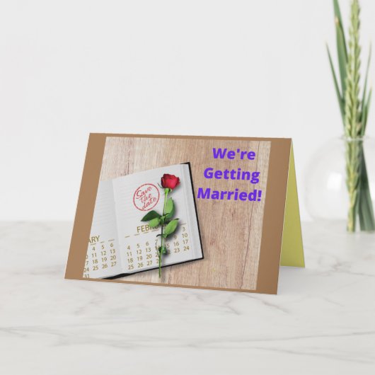 日付カードの保存 カード (正面)