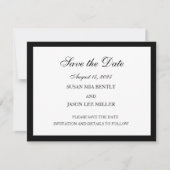 日付カードの保存 セーブザデート (正面)