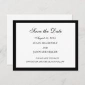 日付カードの保存 セーブザデート (正面/裏面)