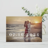 日付カードの保存 – 写真全体 セーブザデート (スタンド正面)