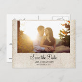 日付カードの保存 案内ポストカード (正面/裏面)