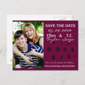 日付カードの保存 案内ポストカード (正面/裏面)