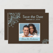 日付カードの保存 案内ポストカード (正面/裏面)