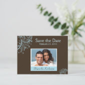 日付カードの保存 案内ポストカード (スタンド正面)