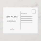 日付カードの保存 案内ポストカード (裏面)