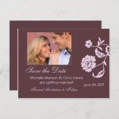 日付カードの保存 案内ポストカード (正面/裏面)