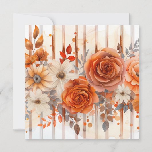 日付カードの新しい開始をフラットに保存 セーブザデート (裏面)