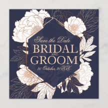 日付カードの青い金ゴールドボタン