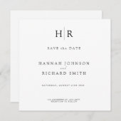 日付カードをカスタマイズ可能に保存 セーブザデート (正面/裏面)