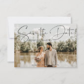 日付カードをフォトカードで保存 招待状 (正面)