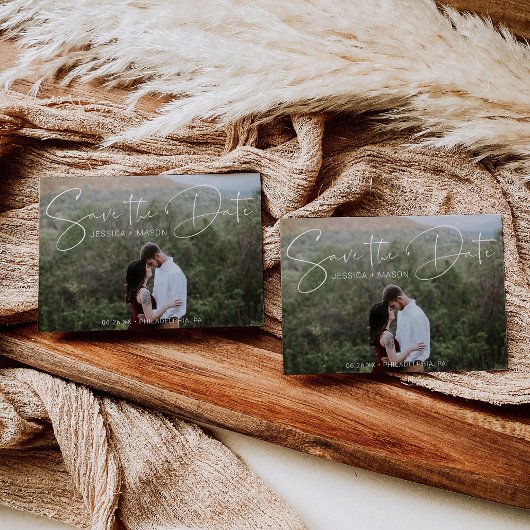 日付カードをフォトカードで保存 招待状