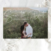 日付カードをフォトカードで保存 招待状