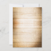 日付カードを保存する素朴な木造の国 セーブザデート (裏面)