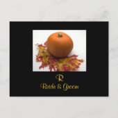 日付カードを保存する結婚式 案内ポストカード (正面)