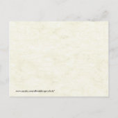 日付カードを保存するCalla Lilly 案内ポストカード (裏面)