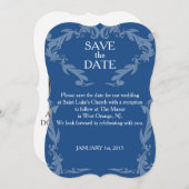 日付カードを保存すカスタマイズる – 日付、メッセージ、色 セーブザデート (正面/裏面)