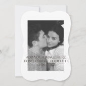 日付カードを保存すカスタマイズる – 日付、メッセージ、色 セーブザデート (裏面)