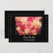 日付カードを救って下さい セーブザデート (正面/裏面)