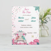 日付カードを除くケージフローラの愛鳥 (スタンド正面)