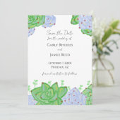 日付カードカラフルを鮮やかで多肉的に保存 セーブザデート (スタンド正面)