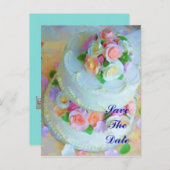 日付カードテンプレートの保存 案内ポストカード (正面/裏面)