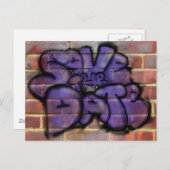 日付グラフィティを保存 案内ポストカード (正面/裏面)