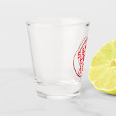 日付ショットグラスを保存 – 応援をイベントに！ ショットグラス (左)