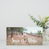 日付シンプルのお洒落保存 セーブザデート (スタンド正面)