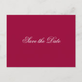 日付シンプルはがきを保存する 案内ポストカード (正面)