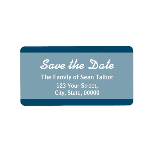 日付シンプルラベルを保存する色を選択3 ラベル (正面)