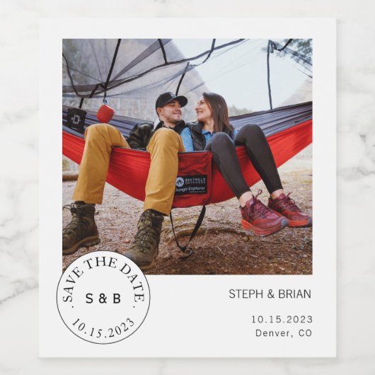 日付シールの保存(ワインとビールのボトルラベル) ワインラベル (シングルラベル)